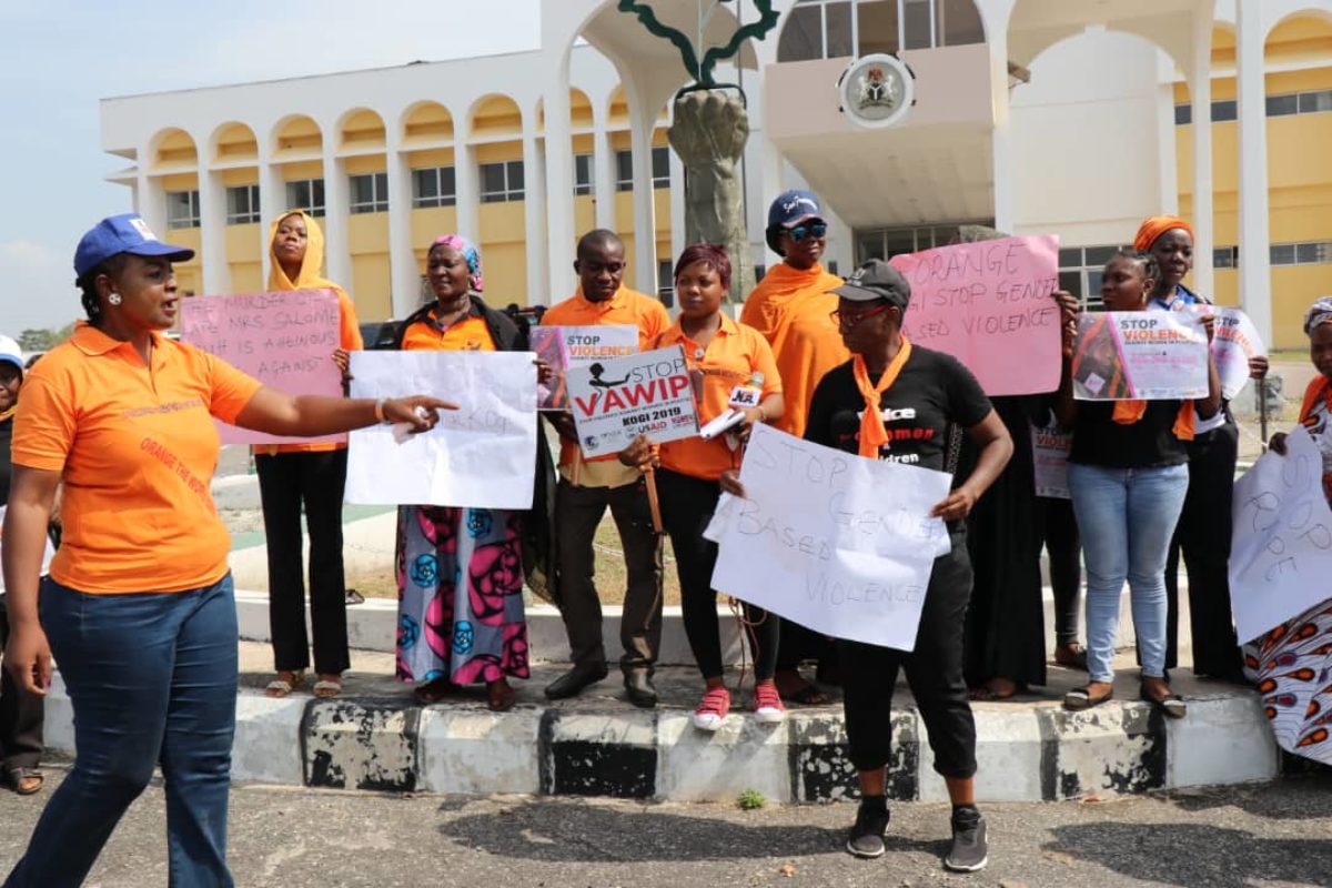 Sensitization walk to the State CID and Kogi State house of assembly