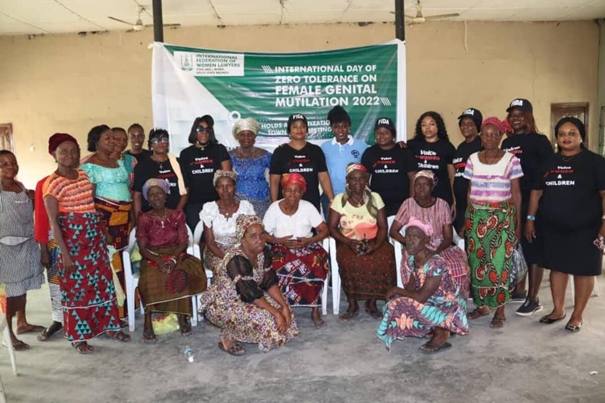 FIDA (Nig) Warri, Delta Branch commemorates the International Day of Zero Tolerance for Female Genital Mutilation.