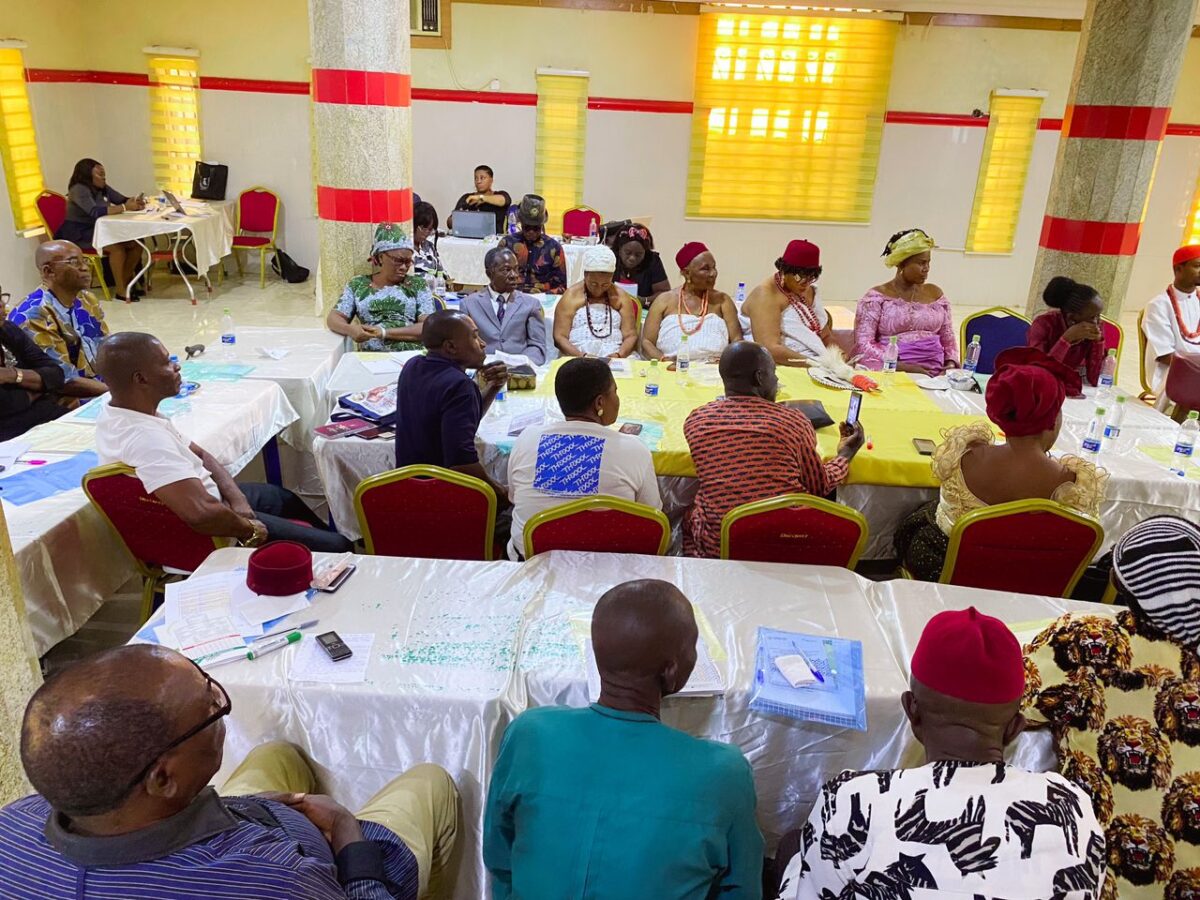 FIDA Nigeria Holds a capacity-Building workshop on  increasing gender-sensitive information and awareness-raising on the menace of SGBV & CEFM for Traditional & Faith Leaders across Southern Nigeria